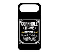 Cornhole Champ Smack Parlant Boss of The Toss Coque pour iPhone Air
