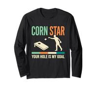 Cornhole Corn Star Votre Trou est Mon Objectif Manche Longue