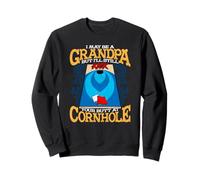 Cornhole Grandpa Chemise Kick Your Butt at Cornhole Sweatshirt