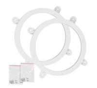 Cornhole Light LED Ring Kit - ABS, 7,48 x 7,48 in Board Rings Battery-Powered | Anti-Glare LED Lights, Light-Up Cornhole Set Accessories For Lawn, Garden, Backyard, Parties, Evening Games