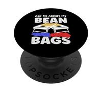 Cornhole Lover, Demandez-Moi à Propos de My Bean Bags Fun PopSockets PopGrip Adhésif
