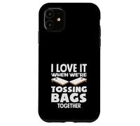 Cornhole Lover, J'adore Quand Nous lançons des Sacs Ensemble Coque pour iPhone 11