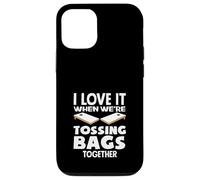 Cornhole Lover, J'adore Quand Nous lançons des Sacs Ensemble Coque pour iPhone 12/12 Pro