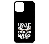 Cornhole Lover, J'adore Quand Nous lançons des Sacs Ensemble Coque pour iPhone 12 Mini