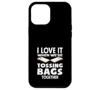 Cornhole Lover, J'adore Quand Nous lançons des Sacs Ensemble Coque pour iPhone 12 Pro Max