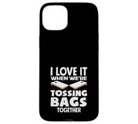 Cornhole Lover, J'adore Quand Nous lançons des Sacs Ensemble Coque pour iPhone 15 Plus