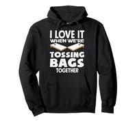 Cornhole Lover, J'adore Quand Nous lançons des Sacs Ensemble Sweat à Capuche