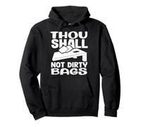 Cornhole Lover Thou Shall Not Dirty Bags Fun Sweat à Capuche