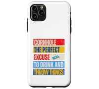 Cornhole Perfect Excuse Pouf poire amusant Coque pour iPhone 11 Pro Max