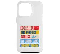 Cornhole Perfect Excuse Pouf poire amusant Coque pour iPhone 13 Pro