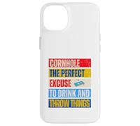 Cornhole Perfect Excuse Pouf poire amusant Coque pour iPhone 14 Plus
