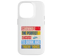 Cornhole Perfect Excuse Pouf poire amusant Coque pour iPhone 14 Pro