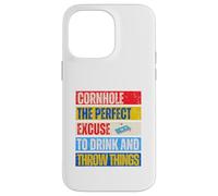 Cornhole Perfect Excuse Pouf poire amusant Coque pour iPhone 14 Pro Max