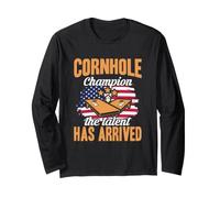 Cornhole Player Cornhole Champion The Talent est arrivé Manche Longue