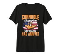 Cornhole Player Cornhole Champion The Talent est arrivé T-Shirt Haut de Gamme