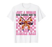 Cornhole Player est Juste Une Femme Qui Sait Comment Manipuler Les Sacs T-Shirt