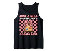 Cornhole Player est Juste Une Fille Qui Sait Comment Manipuler Les Sacs Débardeur