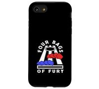 Cornhole Player Four Bags of Fury Fun Coque pour iPhone SE (2020) / 7/8
