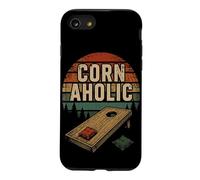 Cornhole Pouf Poire rétro Coucher de Soleil Coque pour iPhone SE (2020) / 7/8