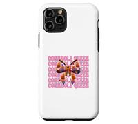 Cornhole Queen Pouf Poire Motif Joueur de Cornhole Coque pour iPhone 11 Pro