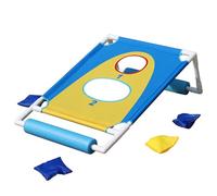 Cornhole Set Polable Portable Portable Cornhole Set Fun Pish de baimage l'eau Jouer à Un Sac de Sable Jeu Lanceur pour la Piscine la Plage la Plage