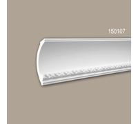 Corniche 150107 Profhome Moulure décorative style Néo-Classicisme blanc 2 m