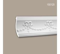 Corniche 150120 Profhome Moulure décorative style Néo-Empire blanc 2 m