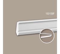 Corniche 150159F Profhome Moulure décorative flexible style Néo-Classicisme blanc 2 m
