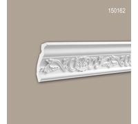 Corniche 150162 Profhome Moulure décorative style Néo-Renaissance blanc 2 m