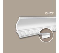 Corniche 150175F Profhome Moulure décorative flexible style Néo-Classicisme blanc 2 m