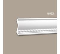 Corniche 150208 Profhome Moulure décorative Éclairage indirect style Néo-Empire blanc 2 m