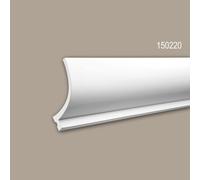 Corniche 150220 Profhome Moulure décorative Éclairage indirect design intemporel classique blanc 2 m