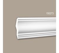 Corniche 150273 Profhome Moulure décorative style Néo-Classicisme blanc 2 m