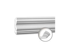 Corniche 150293F Profhome Moulure décorative flexible style Néo-Classicisme blanc 2 m