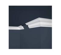 Corniche de Plafond - DECOON - Modèle Ornement 3D - Polystyrène - 200 x 6 5 x 6 5 cm