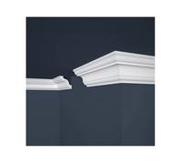 Corniche de Plafond - DECOON - Modèle structuré - Polystyrène - 200 x 8 x 8 cm