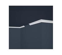 Corniche de Plafond Décorative - Modèle raffiné - Polystyrène - 200x2,2x2,2 cm