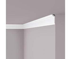 Corniche de Plafond GT NOMASTYL - 117x50x2000mm - Grande Moulure Élancée - Polystyrène Haute Qualité - NOËL & MARQUET - Design Classique Blanc - 2 Mètres