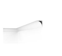 Corniche de Plafond NE4 PURE NOMASTYL - 100x100x2000mm - Grande Moulure Décorative - Polystyrène Haute Qualité - NOËL & MARQUET - Design Moderne et Épuré - 2 Mètres