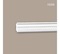Corniche de plafond polyuréthane 150206 Profhome Moulure décorative style Néo-Classicisme blanc 2 m