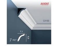 Orac Corniche CX100 200 cm x 6,9 cm x 7,1 cm Polystyrène extrudé (HDPS) prétraité