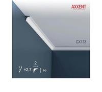 Corniche Moulure Cimaise Décoration de stuc Orac Decor CX133 AXXENT Profil décoratif du mur 2 m