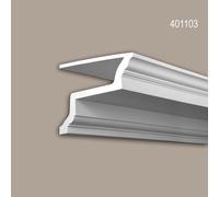 Corniche Profhome 401103 Profil de façade Moulure décorative Moulure décorative style Néo-Classicisme blanc 2 m
