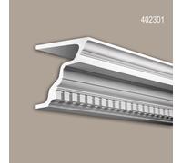 Corniche Profhome 402301 Profil de façade Moulure décorative Moulure décorative design intemporel classique blanc 2 m