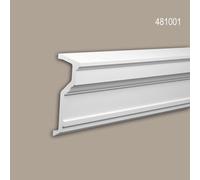 Corniche Profhome 481001 Profil de façade Moulure décorative Moulure décorative style Néo-Classicisme blanc 2 m