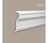 Corniche Profhome 481002 Profil de façade Moulure décorative Moulure décorative style Néo-Classicisme blanc 2 m