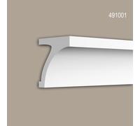 Corniche Profhome 491001 Profil de façade Moulure décorative Moulure décorative style Néo-Classicisme blanc 2 m