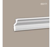 Corniche Profhome 650171 Moulure de plafond Moulure en stuc Moulure décorative design intemporel classique blanc 2 m