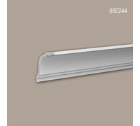 Corniche Profhome 650244 Moulure de plafond Moulure en stuc Moulure décorative design intemporel classique blanc 2 m