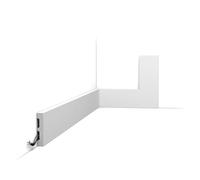 Corniche simple SQUARE SX157 - L200 x H6,6 x L1,3 cm - ORAC DECOR